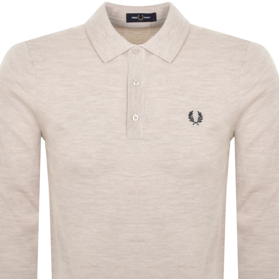 Mens long sleeve fred perry polo outlet